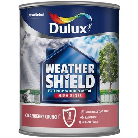 Dulux Weathershield Exterior High Gloss Paint - All Colours and Sizes