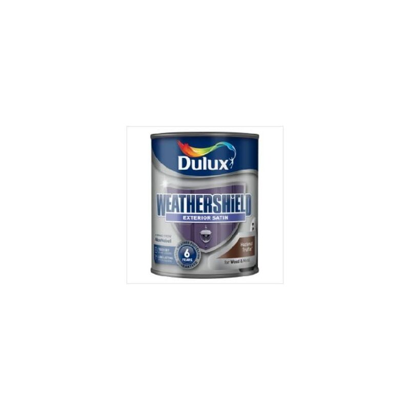 Dulux Weathershield Exterior Satin 750ml Hazelnut Truffle EK03X5XRMV