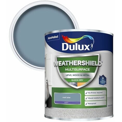 Dulux Weathershield Multi Surface Quick Dry Satin 750ml (choose colour)
