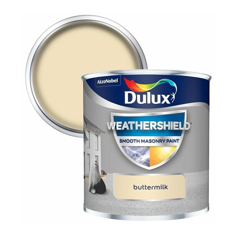 Dulux Weathershield Smooth Masonry - 250ml - Buttermilk