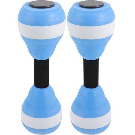 Dumbbell Aquatique - 2 Pièces - EVA Léger Flottant - Résistance dans l'Eau - Pour Cours de Gym en Piscine et Rééducation - 1 Paire