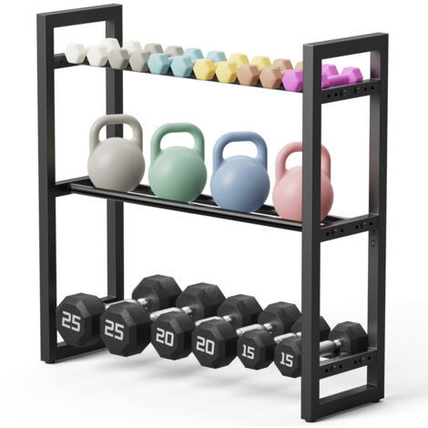 Dumbbell Rack, Weight Storage Rack for Home GymSpace-Saving Storage Solution for Home Workout Space