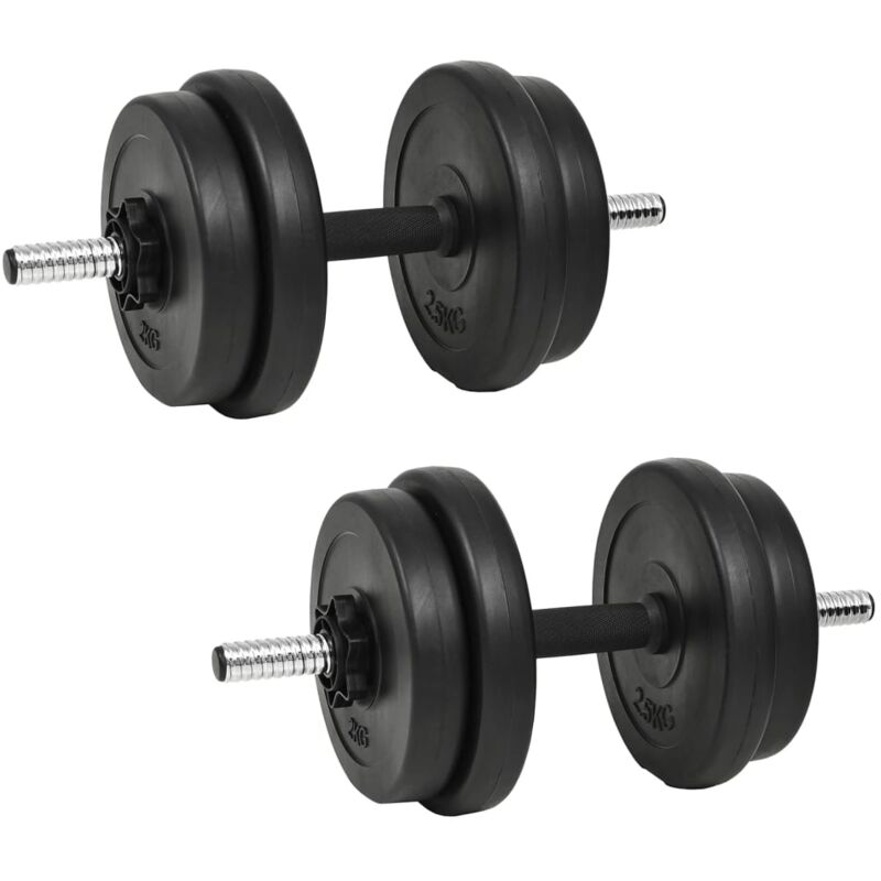 14 Piece Dumbbell Set 20 Kg Vidaxl