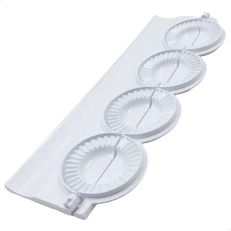 Dumpling moule, dumpling Cutter - Équipement de dumpling, dumpling formant la machine, dumpling formant le kit, dumpling formant la machine, plastique (blanc pur)