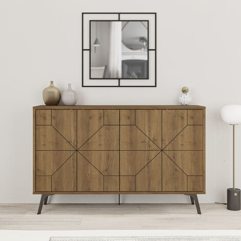 Dune Console Sideboard Display Unit Oak Effect