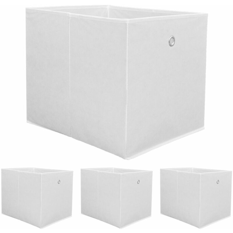 2 Boîtes de Rangement 30x30x30 - Compatible avec IKEA Kallax