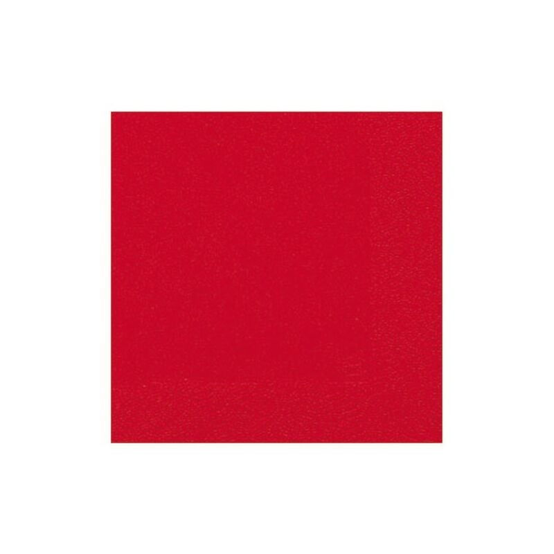 Duni - Serviettes jetables rouge 33 x 33 cm lot de 20
