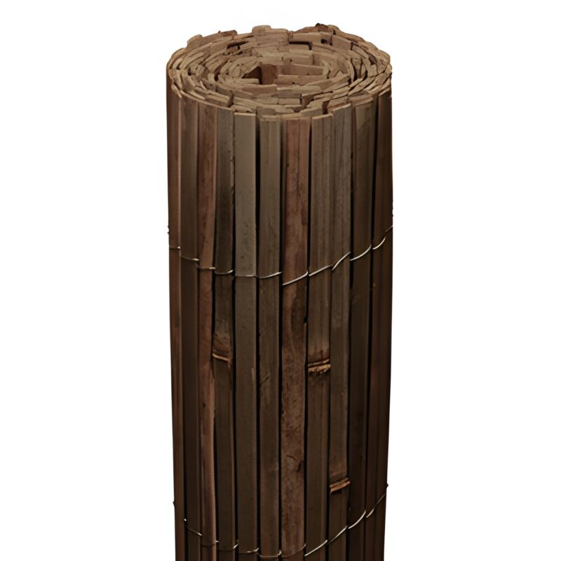 Sol Royal Dunkelbrauner Split Bambus Sichtschutz Solvision B55, 180x600cm