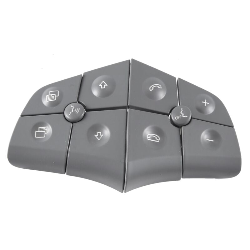 Image of Grau 5 Tasten Lenkradknopf Multifunktionsschalter Knopf Schalter Knopf für Mercedes-Benz ml gl br
