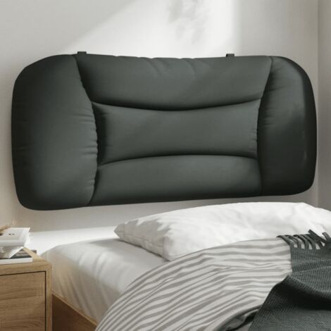 Dunkelgraues Kopfkissen für das Bett 80 cm Stoff