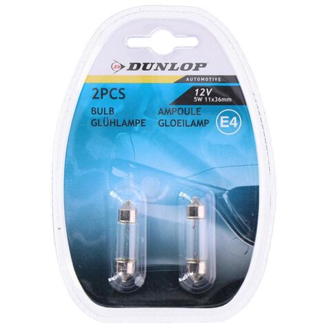 Dunlop 12V 5W 1,1x3,6cm Glühbirne