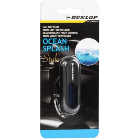 Dunlop - Auto-Lufterfrischer 2,8 ml (ocean splash) sorgt bis zu 40 Tage angenehme Frische