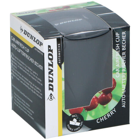 Dunlop - Auto-Lufterfrischer-Gel 70g mit Duft sorgt für ein Gefühl von Frische und Entspannung Kirsche