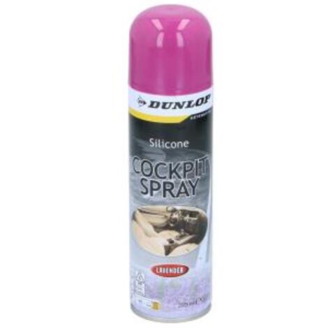 Dunlop - Cockpit-Reinigungsspray 225 ml mit Lavendelgeruch wirkt gegen Staub und Feuchtigkeit
