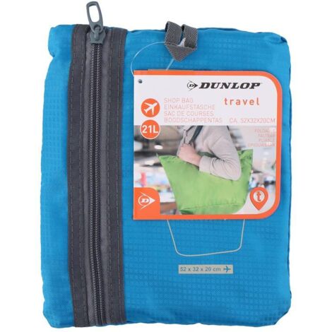 Dunlop - Faltbare Einkaufstasche 21L (Blau)