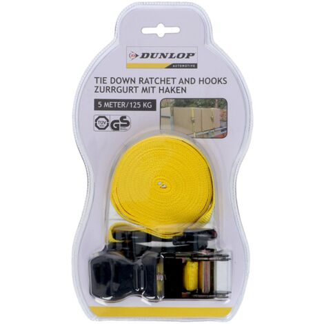 Dunlop - Förderband mit Spanner 5m / 125 kg für eine sichere Transportmöglichkeit