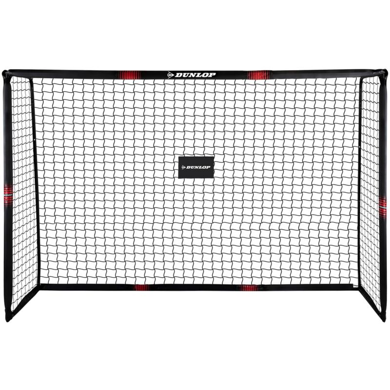 Dunlop Fußballtor 240x160x85 Cm – Schwarz-rot