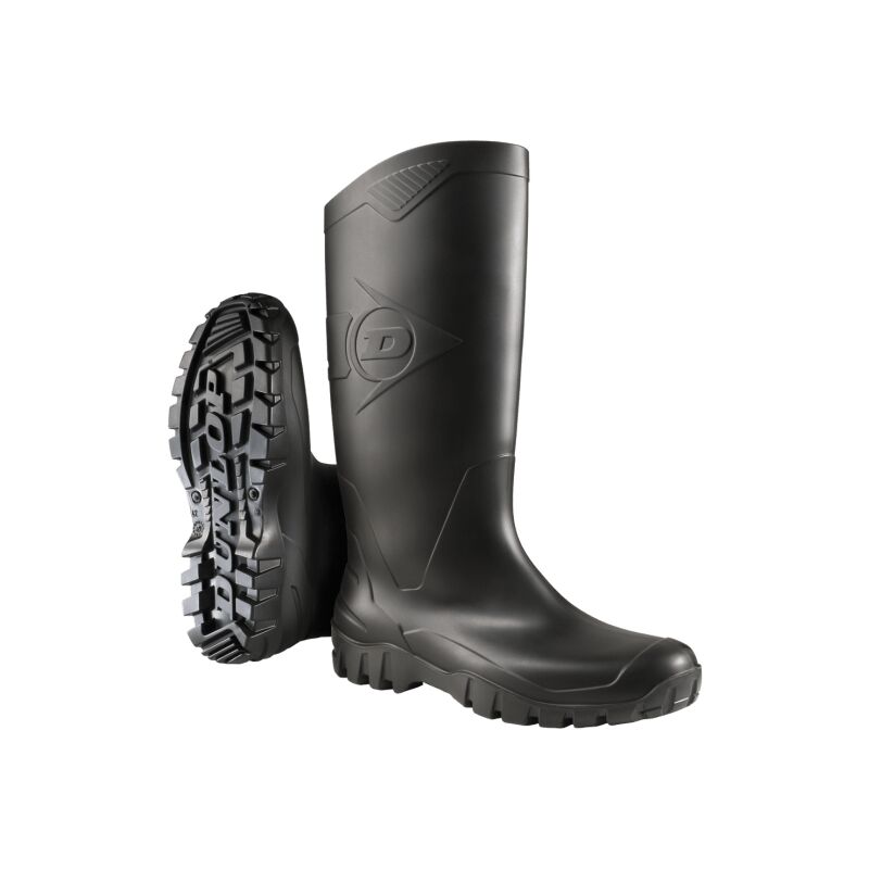 K600011 Bottes imperméables en pvc noir 39 - Dunlop