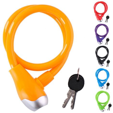 Dunlop Kabelschloss Ø12 mm 65 cm – verschiedene Farben/Modelle