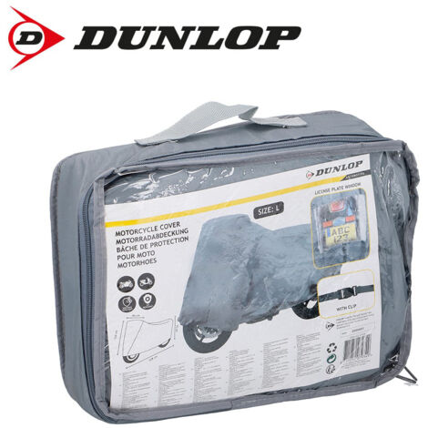 DUNLOP Motorradabdeckung, Size L, 228x99x124/75 cm