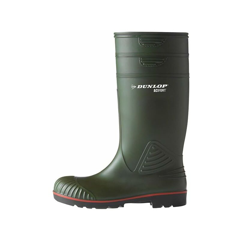 Image of Protective Footwear Acifort Heavy Duty, Polacchine Unisex adulto, Verde (Green), 40 eu confezione da 2 - Dunlop