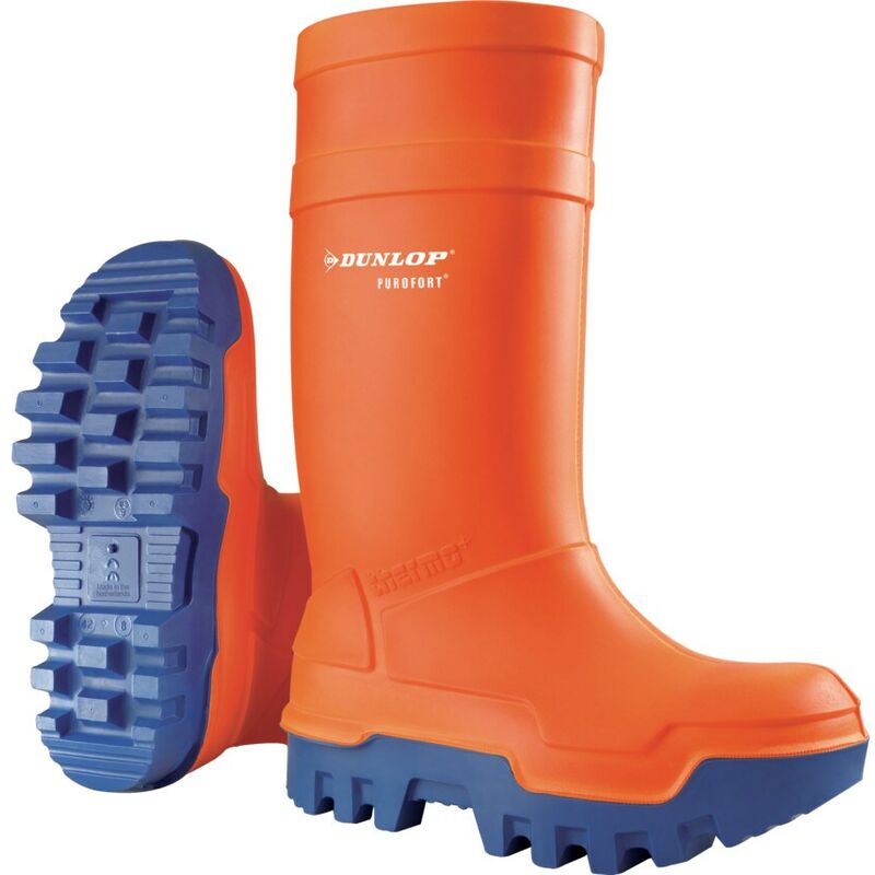 Dunlop Purofort Thermo+ Orange/Blue Boot Size 6 (39)