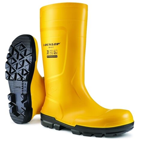 DUNLOP Sicherheits-Stiefel Work-It Full Safety Gr. 48 PVC gelb S5 SR, NB2JF01