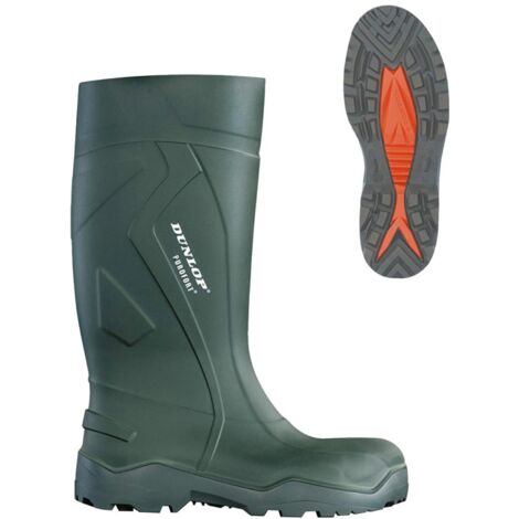 Dunlop Sicherheitsgummistiefel Purofort+ full safety S5 SRC Gr. 44 grün