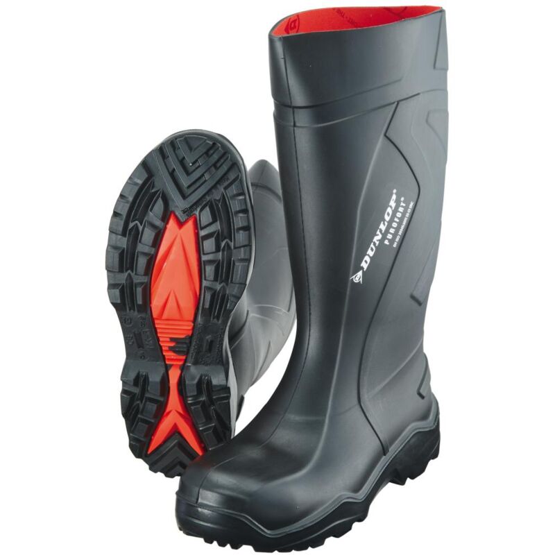 Dunlop Purofort+ Wellington 1 Pair Blk 10.5