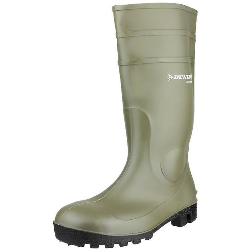 Dunlop Unisex Adult Protomastor Wellington Boots (5 UK) (Green/Black)
