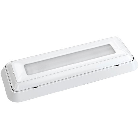 Luz Emergencia Chalupas 3w 6500k Bater.3 H Blanco 25x9x5 Cm 150lm Facil  Selec.permanencia