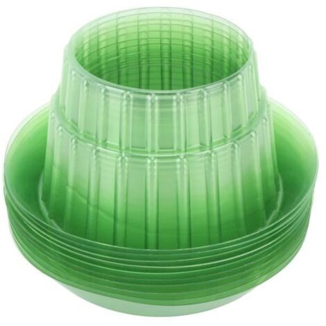 DUO Anneaux anti limaces et escargots - Lot de 10 cloches pour plants Excellent