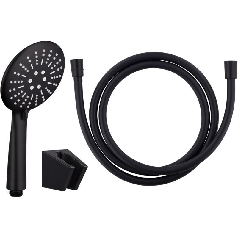 Douchette noire merida Eurosanit Douchette + flexible + support