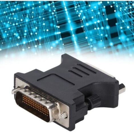 Duokon Adaptateur d\extension DMS59 broches mâle vers DVI 24+5 femelle LFH DMS59 Broches Mâle vers DVI video videoprojecteur