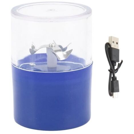 Duokon Broyeur électrique Broyeur à épices électrique Lame en acier inoxydable Rechargeable par USB Broyeur portable Cracker