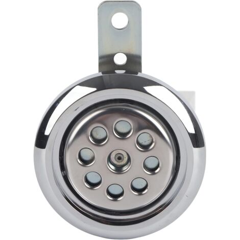 Duokon Universal-Motorradhupe, wasserdicht, 922B, laut, 12 V, 85 mm, mit Waben-Chrom-Abdeckung, Hupen-Laut-Set