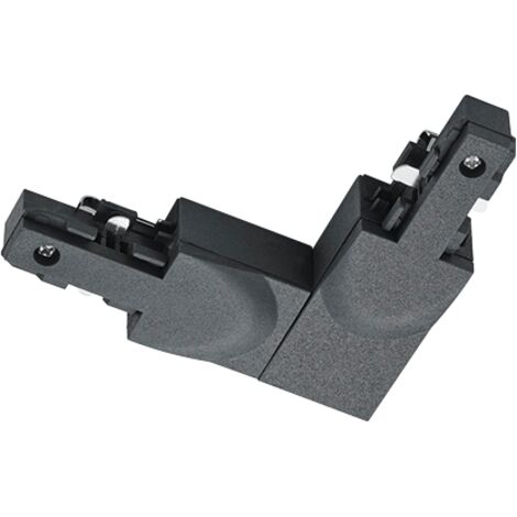 DUOLINE RACCORDO A " L " SINISTRO NERO L. 10CM X H. 9CM PER SISTEMA BINARIO