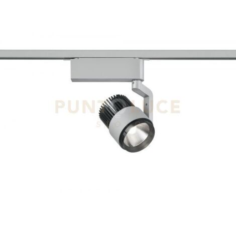 DUOLINE RADIATOR SPOT LED 15W 1270lm, 2300+3000+4000K ORIENTABILE METALLO ALLUMINIO H. 23CM DIMMERABILE
