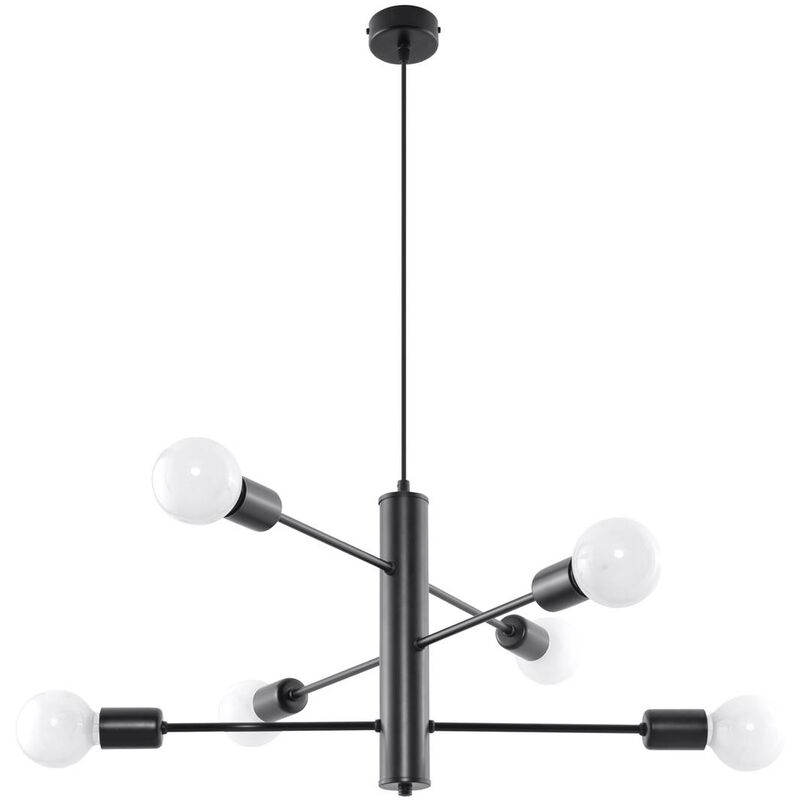 Image of Sollux - duomo lampada a sospensione 6 l: 60, b: 60, h: 85, E27, dimmerabili