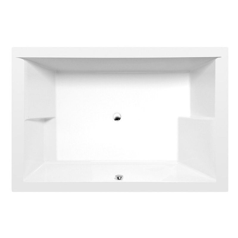 Polysan - dupla Rectangular Bath 180x120x54cm, White