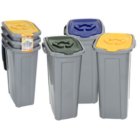 BIGHOUSE IT Duplast Tris Pattumiera per Raccolta Differenziata Salvaspazio