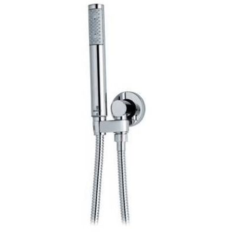 DUPLEX DOCCIA MOD. ZEN CON SUPPORTO INCASSO + FLEX OTTONE Misura: Cromo