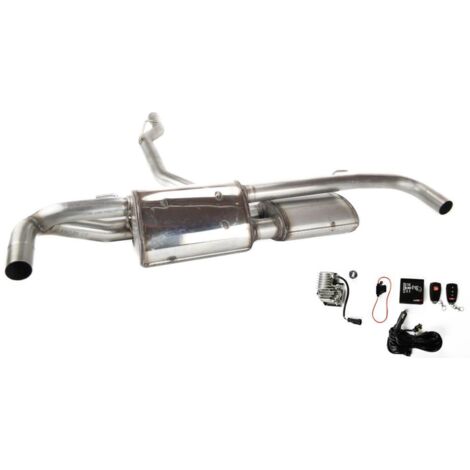 Duplex Echappement Ulter Alfa Romeo Stelvio 2.0T de 2016 a 2022 Inox Valve-38833455