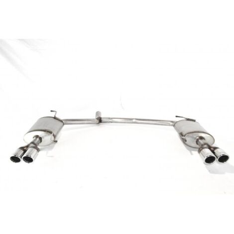Duplex Echappement Ulter Audi A4 B8 de 2008 a 2015 2x70mm Inox-39009020