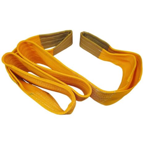 Duplex Web Sling 10 Ton 4 Metre (10T 4M 300MM Width Orange Strap Hoist Lifting 10000KG)