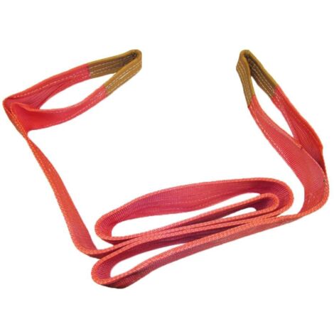 Duplex Web Sling 5 Ton 4 Metre (5T 4M 150MM Red Strap Hoist Lifting 5000KG)