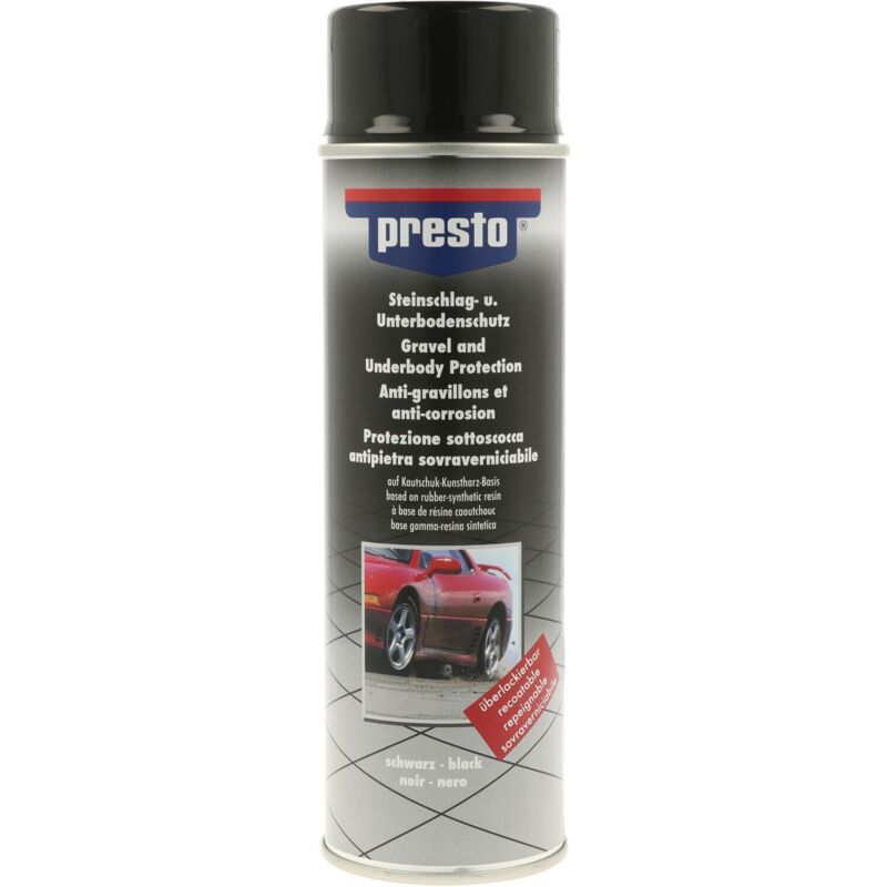 Sodise Presto Steinschlagschutz Spray - Ideal Als Steinschlag- Und Unterbodenschutz Überlackierbar, 500ml