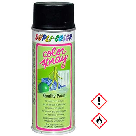 EUROPEAN AEROSOLS Dupli Color Color Spray Farbton in Tiefschwarz und Matt 400ml