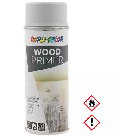 EUROPEAN AEROSOLS Holzgrundierung Grau Spraydose Schnelltrocknend 400ml