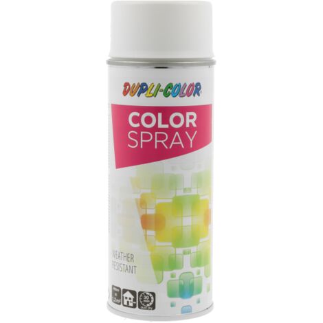 DUPLI-COLOR Kunstharzlackspray, weiß matt, 400 ml